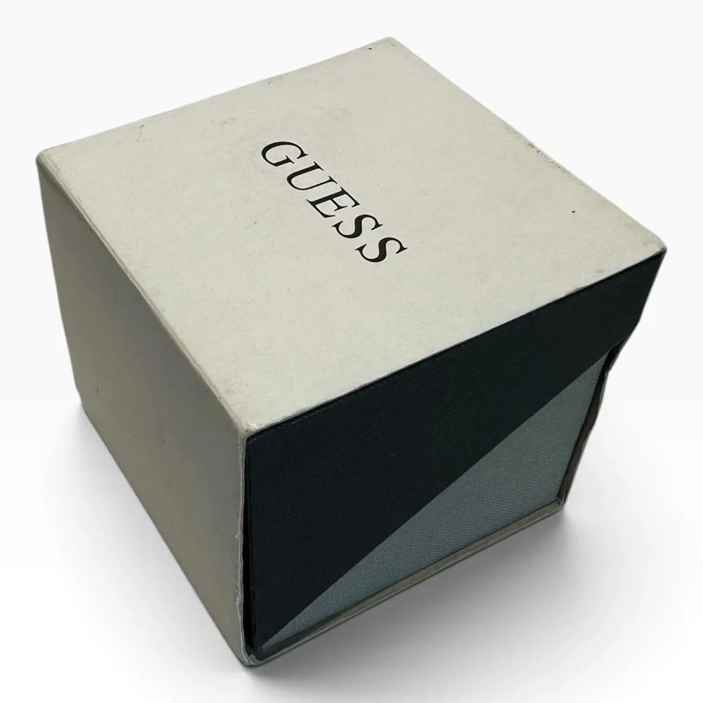 Guess Womens Watch 35mm Pink Dial Crystals Stainless G75791M New Battery